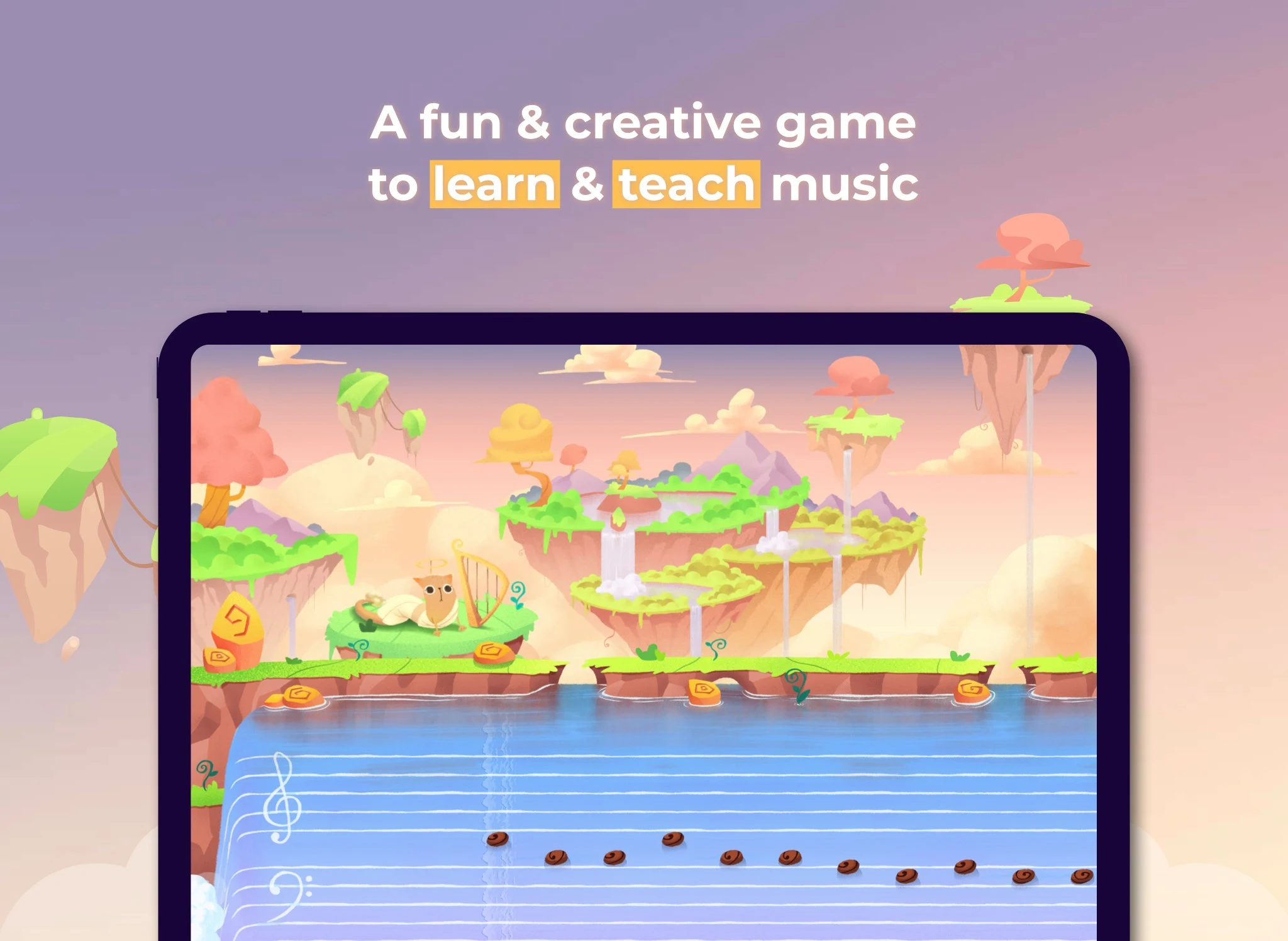 TunyStones Piano - read music screenshot