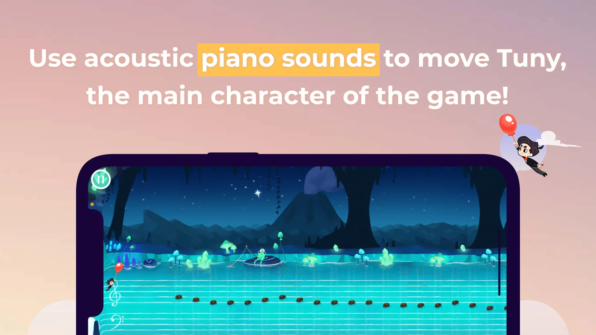 TunyStones Piano - read music screenshot