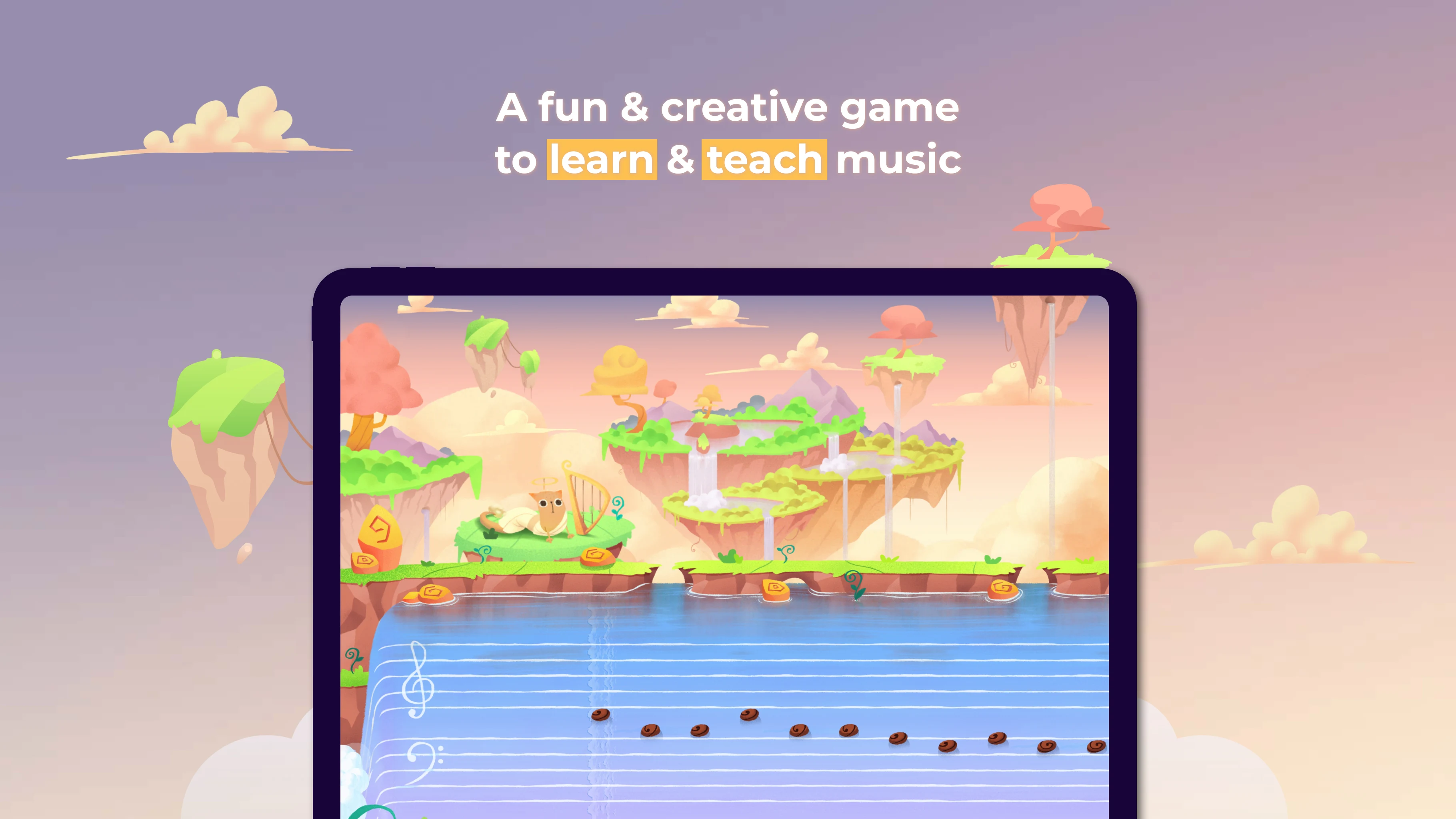 TunyStones Piano - read music screenshot